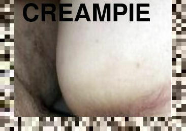 doggy-style, gammal, fitta-pussy, amatör, mogen, cumshot, milf, creampie, par, trosor