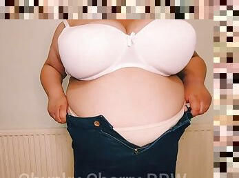 Ssbbw thick cherry in jeans