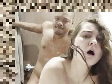 baignade, gros-nichons, chatte-pussy, amateur, ejaculation-sur-le-corps, énorme-bite, interracial, ados, black, douche