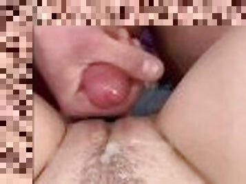 orgasme, fisse-pussy, udløsning, kompilering, creampie, fødder, sperm, våd, pik