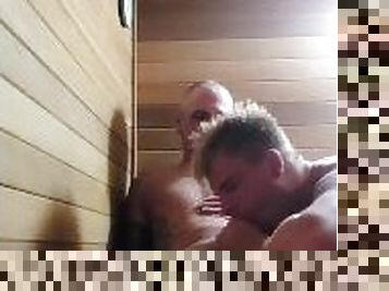 dilettant, anal-sex, blasen, schwer, homosexuell, ficken, sauna, tattoo, glied, saugen