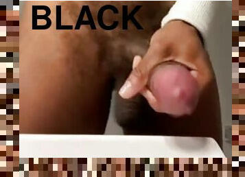 Jamaican huge black cock gets hard