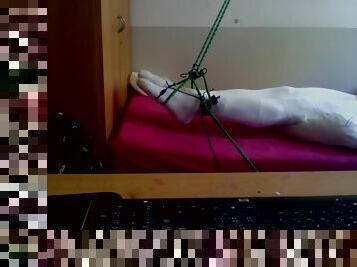 White Stocking In Bondage