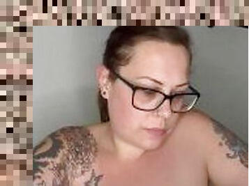 BBW stepmom MILF soak and smoke 420 joint wake and bake in the tub your POV