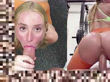 MadisonMoore - Perfect bubble butt fucked in the gym