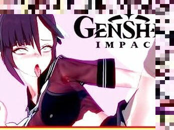Genshin Impact - Mona in school uniform