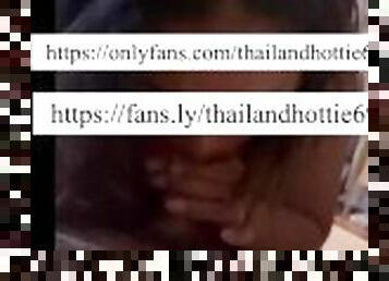 Getting blowjob form hot Thai girl in BangkokThailand