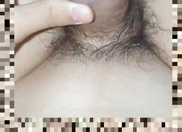 asiatique, masturbation, amateur, branlette, solo, bite