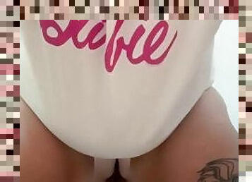 pisser, amateur, milf, maman, belle-femme-ronde, point-de-vue, fétiche