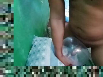 Improvised sex toy ni Masseur Breeder