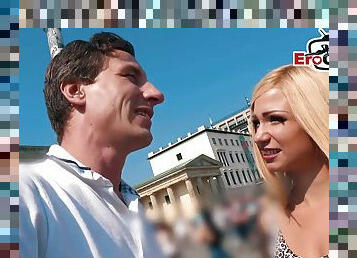 German blonde teen model try public Real blind date in berlin