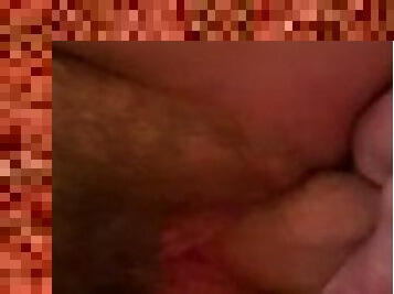 Close up creampie