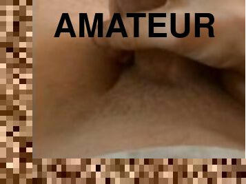 masturbation, amatör, avrunkning, juckande, ensam