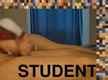 The student sucks dick very skillfully - RedHot_Fox