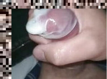 besar-huge, amatir, cumshot-keluarnya-sperma, sudut-pandang, sperma, latex, seorang-diri, susu