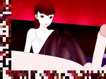 Kasumi Yoshizawa (Sumire Yoshizawa) and I have intense sex at a love hotel. - Persona 5 Hentai