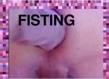 Fisting and pegging with BBC in the submissive's ass until his Mistress orders him to cum