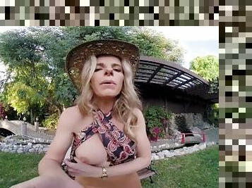 gros-nichons, levrette, orgasme, en-plein-air, babes, énorme-bite, blonde, 3d, seins, cow-girl