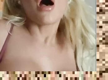 Onlyfans leaked blonde MILF huge tits masturbation