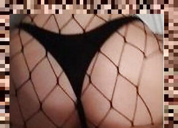 Raw fishnet backshots