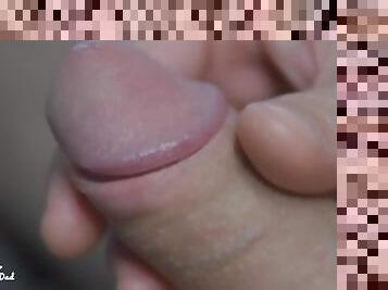 Close Up big cock, Cumshot by Bi-Curious sexy man Romainbigdad