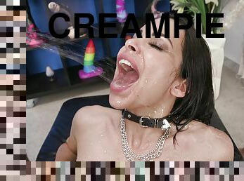 CreamFart Tribute goes Wet, Jessy Jey, 6on1, ATM, Balls Deep Anal, DAP, Rough Sex, Gapes, Pee Drink, Creampie GL688 - PissVids