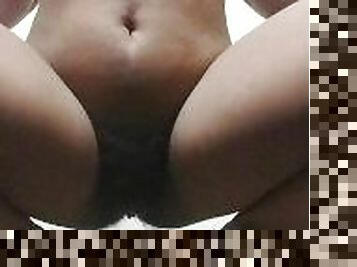 poilue, masturbation, chatte-pussy, amateur, babes, ébène, ados, black, doigtage, point-de-vue