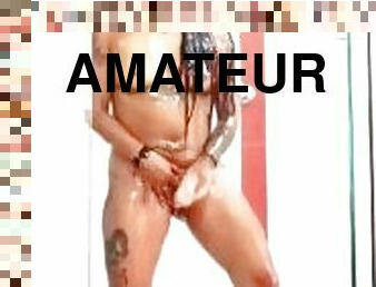 banyo-yapma, mastürbasyon-masturbation, amatör, oyuncak, latin-amerikalı-kadın, porno-yıldızı, duş, tek-kişilik