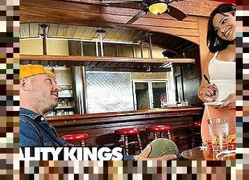 REALITY KINGS - Mona Azar The Waitress Serves Not Only The Food On The Menu But Also Herself