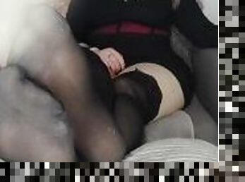 cul, gros-nichons, collants, amateur, milf, esclave, pieds, bas, blonde, bout-a-bout