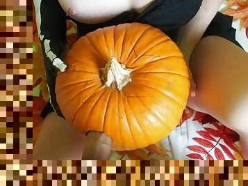 amatör, avrunkning, rödhårig, pov, första-gången, hentai, ängel, halloween