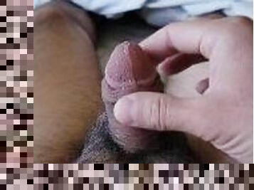 Soft small dick to ruined orgasm in 1 minute - thick juicy load