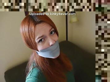 Penny Reid Wrap Gagged And Tape Bondage