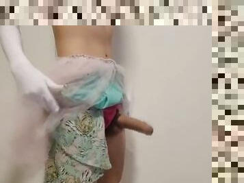 Sissy Dancing Wearing Her Tutu