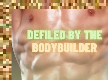 Straight bodybuilder claims his chastity slave [M4M Audio story]