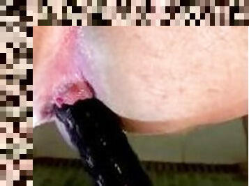 pakaļa, masturbācija-masturbation, orgasms, amatieris, tūpļa, nobrieduša, spēļmanta, masāža, dildo, piens