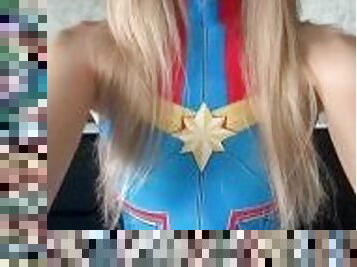 Cosplay captain marvel tiktok trend