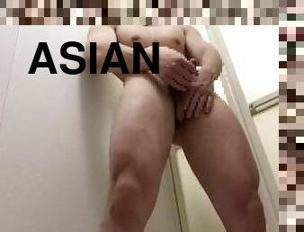asiatique, masturbation, gay, japonais, solo, musclé, jambes