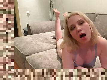 masturbation, orgasm, fitta-pussy, amatör, brudar, hemmagjord, fingerknull, blond, dildo, busig