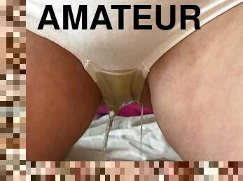 meando, amateur, bragas, fetichista, realidad