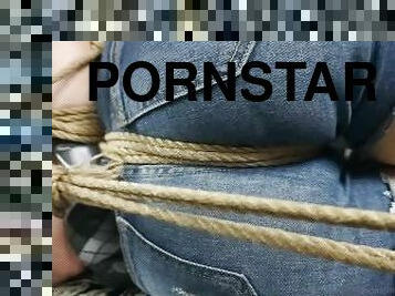 porrstjärna, bdsm, fetisch, ensam, bondage